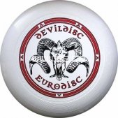 Frisbee Eurodisc 175g DEVIL bílá